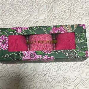 Lilly Pulitzer 3 pairs socks set
